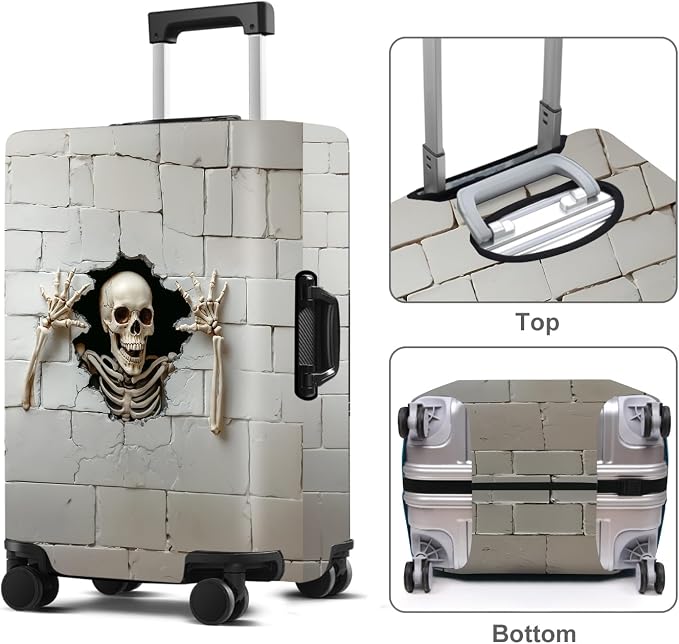 Luggage Cover Washable Suitcase Protector Anti-Scratch, Stretchable Fit - Image 2