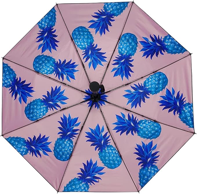 LLanxiry Compact Travel Umbrella, Mini Windproof Umbrellas - Image 2