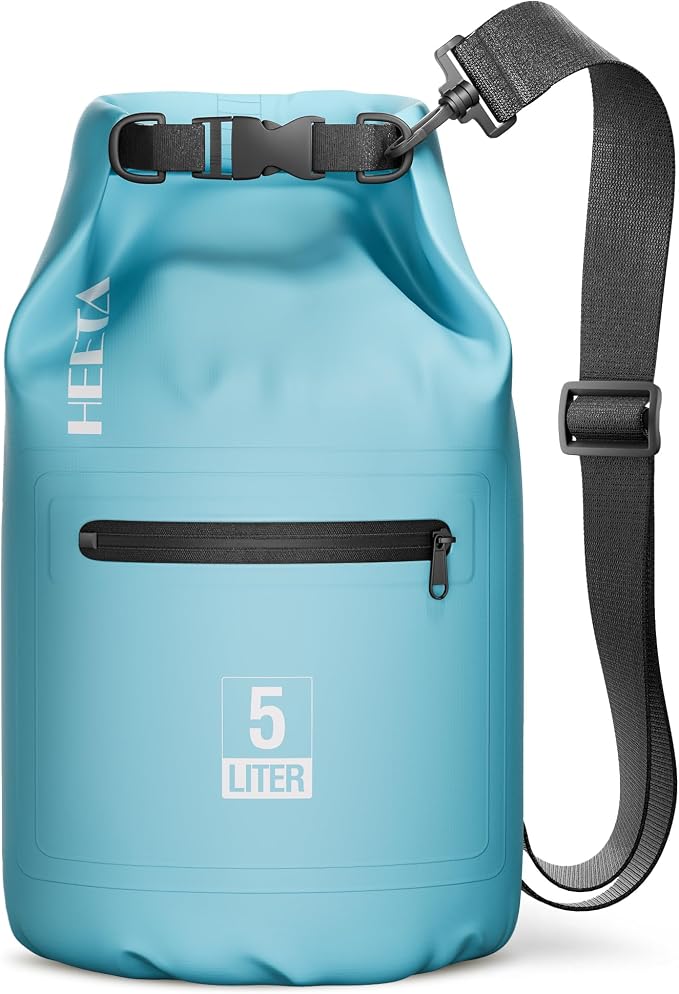 HEETA Waterproof Dry Bag with Front Zippered Pocket by HEETA