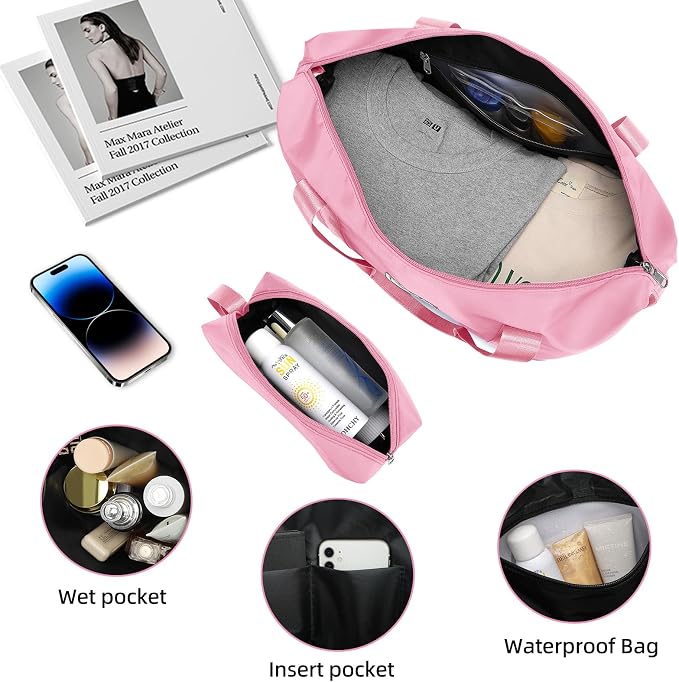 LARVENDER Luggage Sets 5 Piece Hardside Expandable Suitcase - Image 6