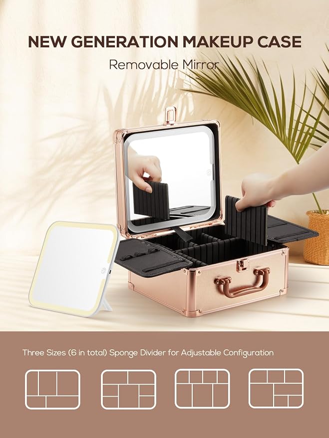 OMIRO Makeup Case, Makeup Bag - Image 5