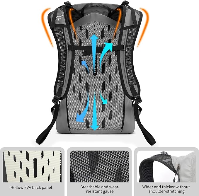 Hiking Hydration Backpack with 3l Water Bladder - Image 4
