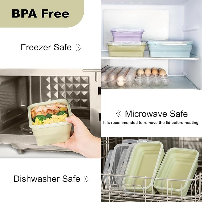 Large Collapsible Food Containers - Image 6