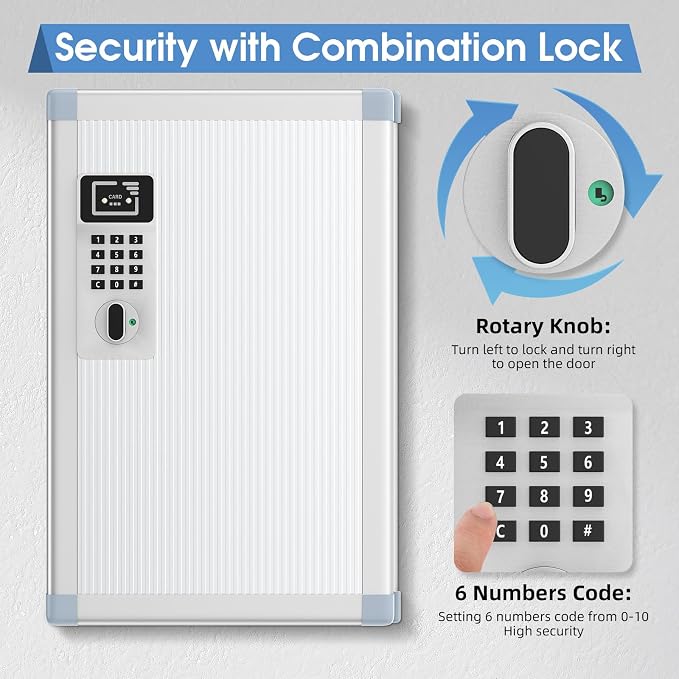 24 Slots Key Box Wall Mount - Image 3