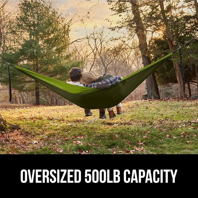 GORILLA GRIP Durable Portable Camping Hammock, Holds 500lbs - Image 3