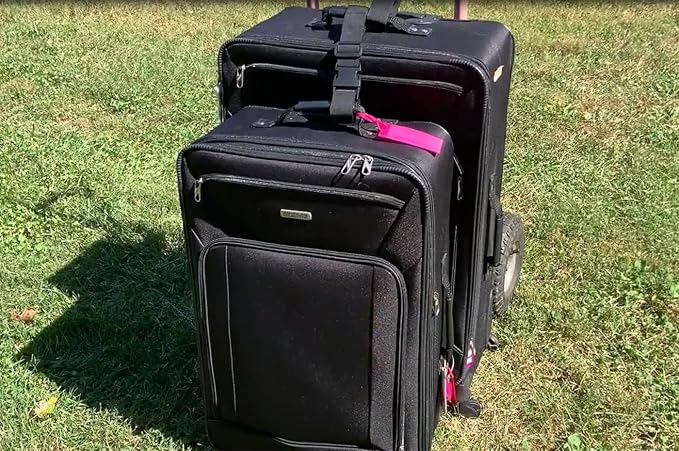4Pack Luggage Straps Add Bag Luggage Straps to Connect Two Suitcases, - Image 7