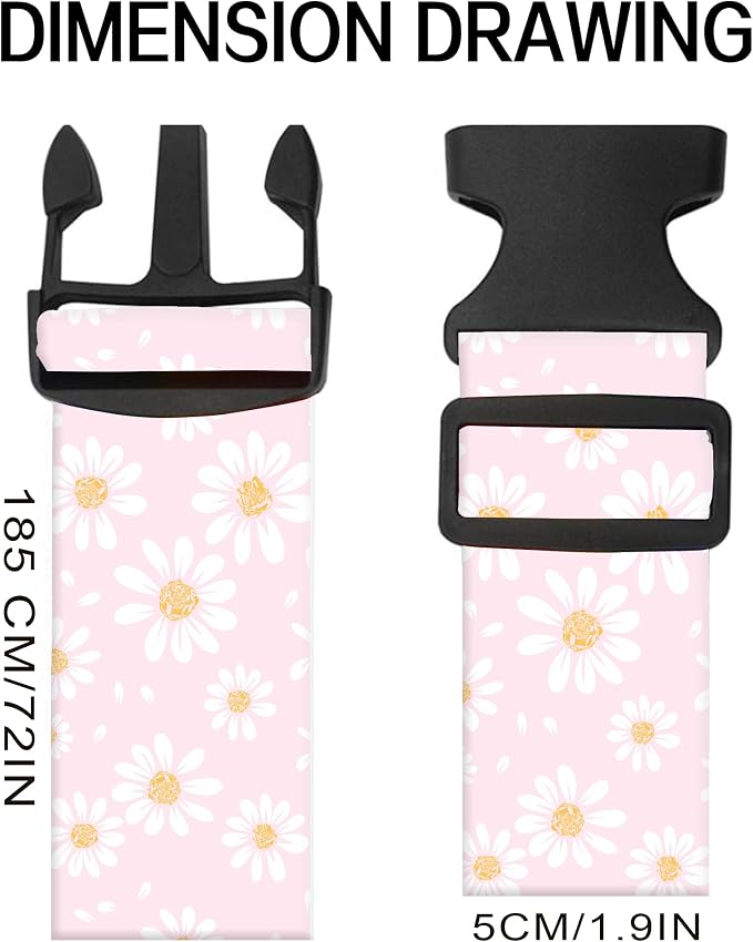 Luggage Straps for Suitcases, Adjustable Travel Belt, Durable Wide Luggage Strap - Image 6