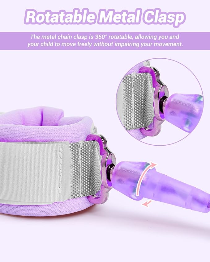 Dr.meter Anti Lost Wrist Link, 2 Pack Toddler Safety Leash - Image 6