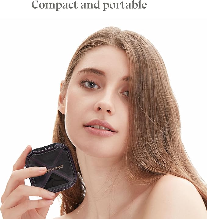 1 Pack Small Pink Pill Organizer, 4 Compartments, Compact Stylish Cute Travel - Image 5
