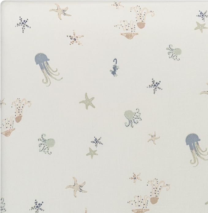 Crane Baby 100% Cotton Animal Nursery Sheet - Image 7