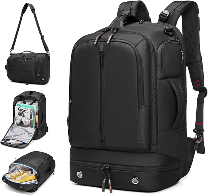 Somago Laptop Backpack Carry On Water Resistant Durable Daypack Backpack fits - Image 9