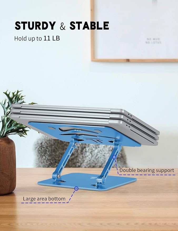 Laptop Stand, Ergonomic Adjustable Computer Stand - Image 4