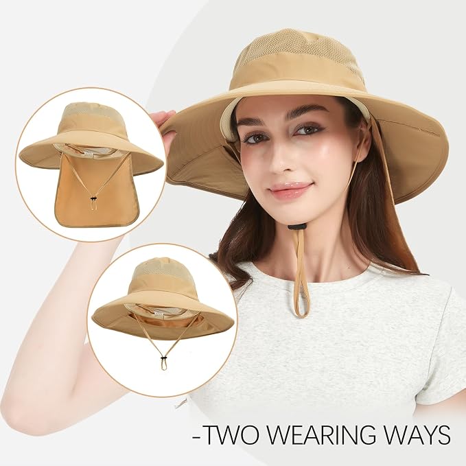 Fishing Hat Breathable Wide Brim Sun Hats - Image 3