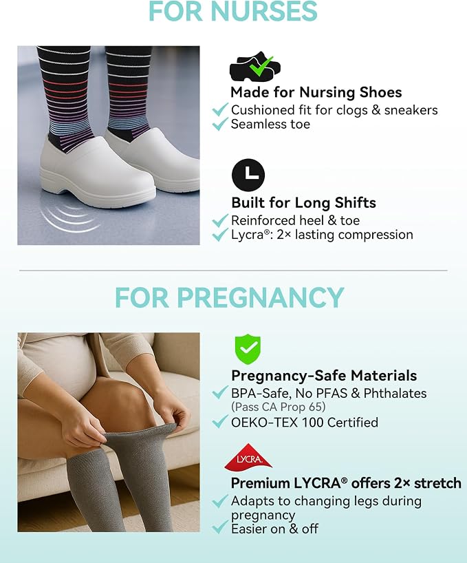 HAPIU Merino Wool Soft Compression Socks - Image 6