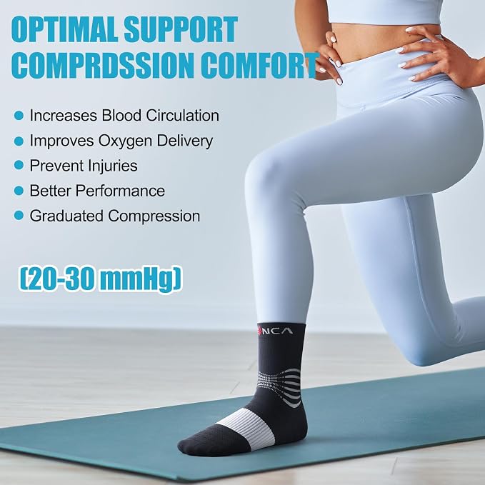 NEENCA Medical Compression Socks—2 Pairs, Ankle Socks - Image 5