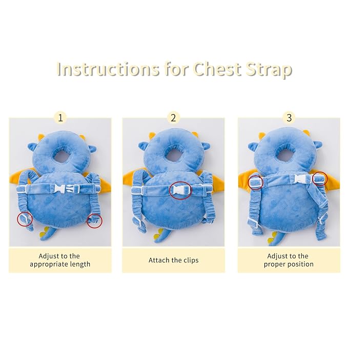 Baby Head Protector Backpack, Toddler Toddler Head Protector, Toddler Head - Image 5