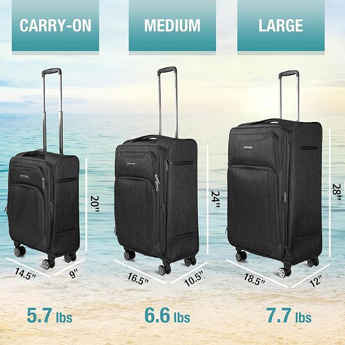 Cantor Ultra Lightweight Softside Luggage - Image 2