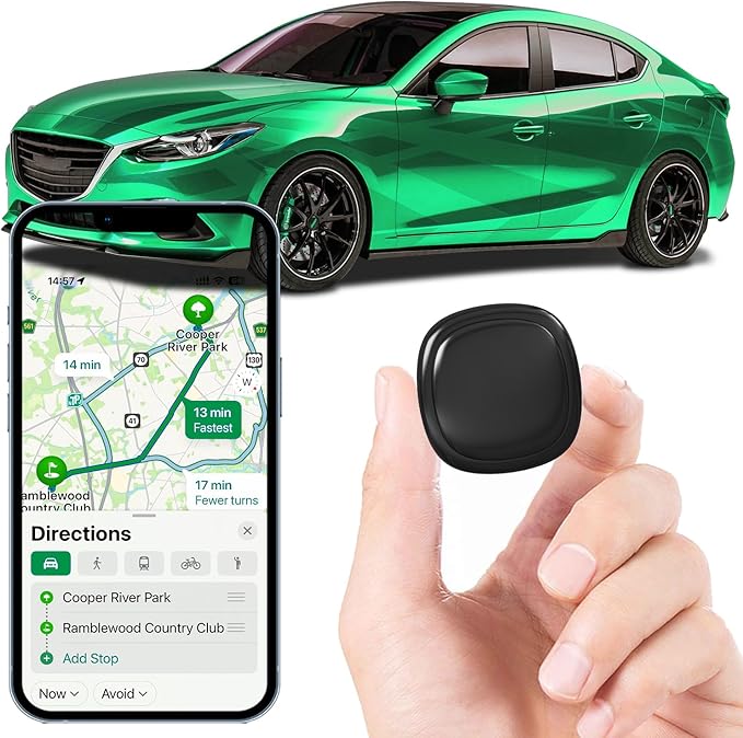 GPS Tracker for Vehicles, Mini Portable Magnetic Car GPS Tracking, Full Global by NGXDFL