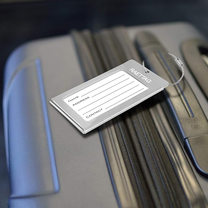 Luggage Tags Metal Suitcase Tags Travel Bag ID Identifier Luggage Tag - Image 6