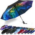 SY COMPACT Travel Umbrella Windproof Automatic Umbrellas Small Compact UV Sun by SYCOMPACT