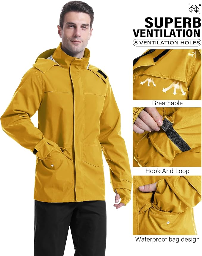 iCreek Rain Suit Waterproof Jacket - Image 2