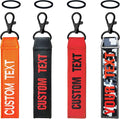Custom Luggage Tags, Custom Personalized Luggage tag Name, Embroidery Key Ring by Unknown