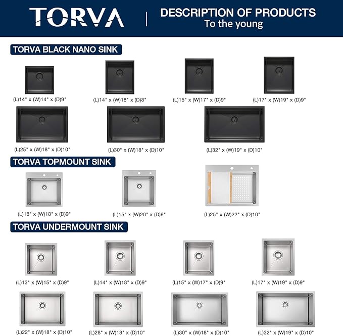 TORVA 28-Inch Undermount Kitchen Sink, Premium 304 Stainless Steel Bar Sink - Image 7