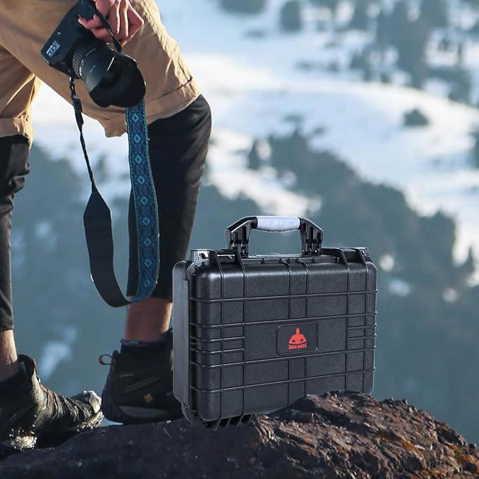 16x 12.8x 6.8 Inch Hard Case, Portable Weather Waterproof Protective Camera Case - Image 5