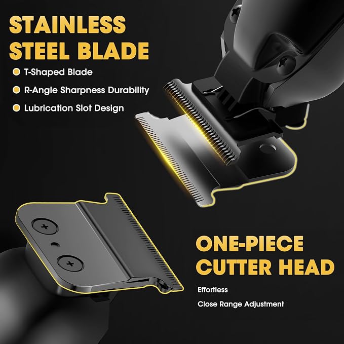 4 in 1 Hair Clippers for Men, Professional T-Blade Trimmer, Electric Foil Shaver - Image 3
