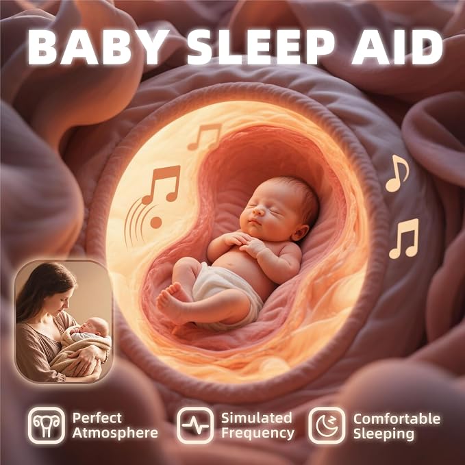 Portable White Noise Machine for Baby Adults, Rechargeable Brown/Pink Noise - Image 5