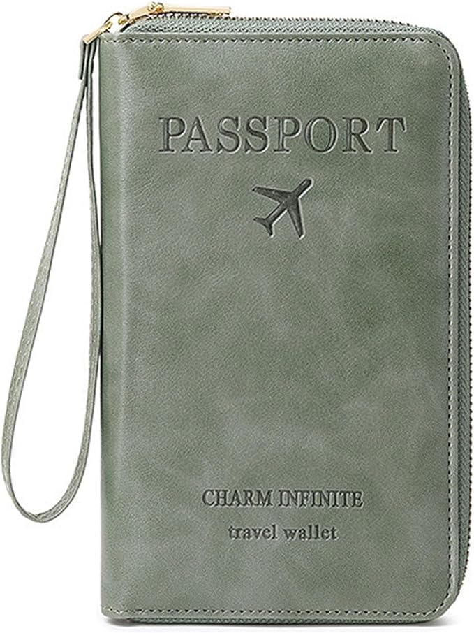 Multi-Function RFID Travel Passport Wallet by Unknown