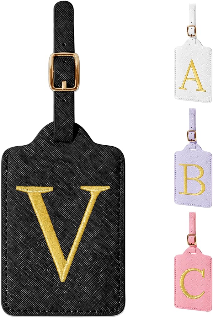 Personalized Initial Luggage Tags by izuzta