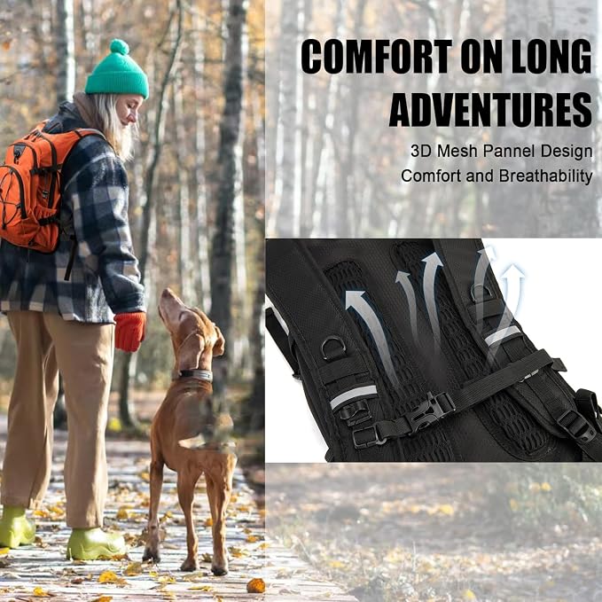 Hydration Backpack Pack with 2L Water Bladder 18L Hiking Backpack Women Men - Image 5