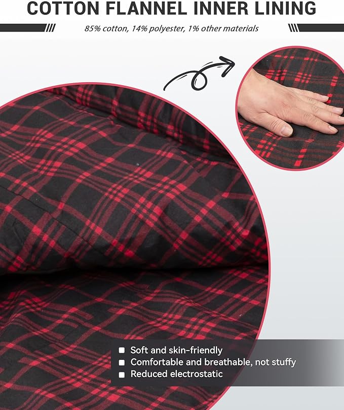 KingCamp Sleeping Bag for Adults, Cold Weather & Warm Extra Wide Big & Tall XL - Image 5