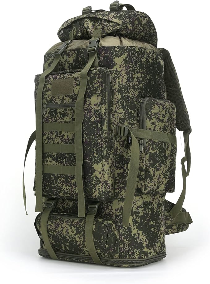 Hiking Backpack for Men 70L/100L Camping Backpack Military Rucksack Molle 3 by W+WINTMING