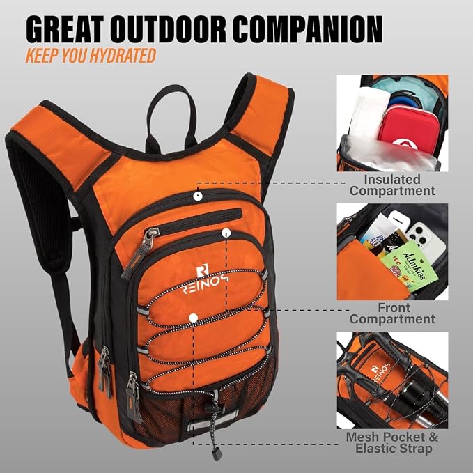 Hydration Pack Backpack with 3L Water Bladder - Image 3