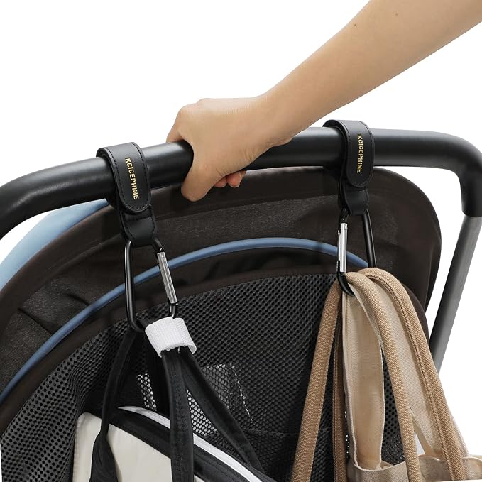 4Pack Universal Baby Stroller Hooks Clips - Image 5