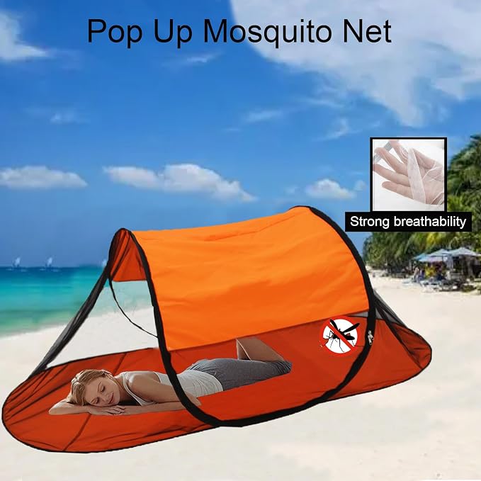 CMINGJ Large Pop Up Mosquito Tent, Portable Foldable Mosquito Net - Image 2