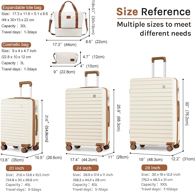 imiomo 28 IN Large Luggage, Suitcase - Image 7