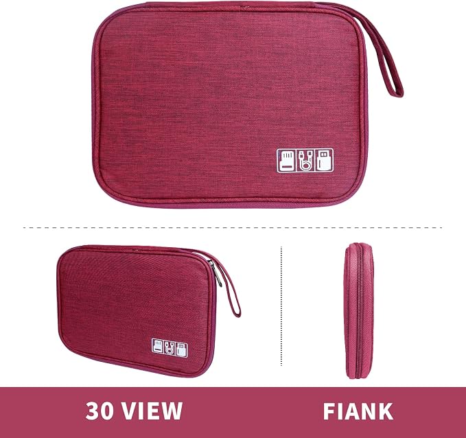 Electronics Travel Organizer, Portable Waterproof Electronic Travel Storage Bag - Image 6