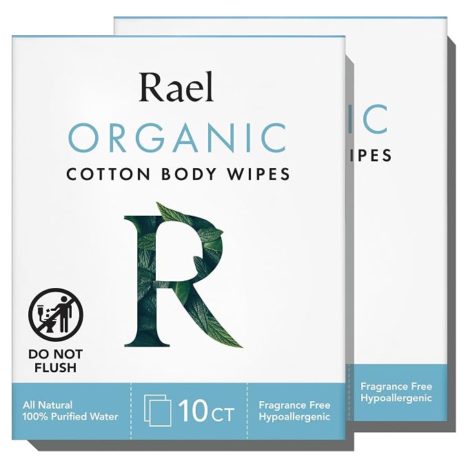 Rael Organic Cotton Wipes by Rael