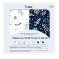 TotAha Premium Stretchy Space Crib Sheets-Hypoallergenic, Silky Comfort by TotAha%7CUnitedStates