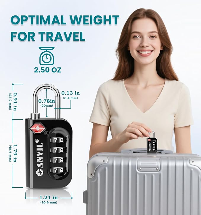 ANVIL TSA Approved Luggage Lock - Image 5
