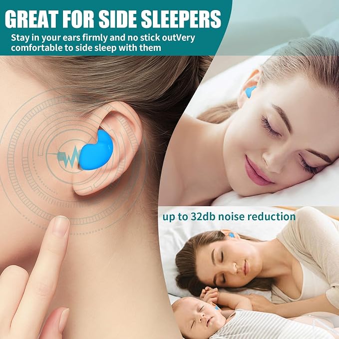 Ultra-Soft Noise Cancelling Sleeping Ear Plugs - Image 2