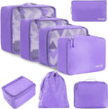 BAGAIL 8 Set Packing Cubes Luggage Packing Organizers by BAGAIL