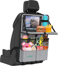 Car Backseat Organizer with Tablet Holder, 11 Storage Pockets with Foldable by Plzpik