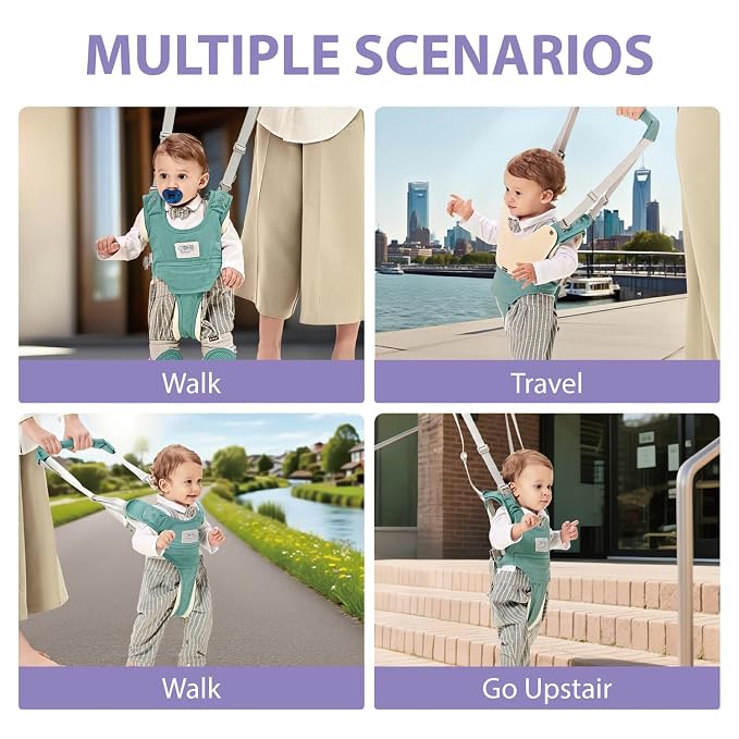 Baby Walking Harness-Handheld Assistant Belt- Toddler Infant Walking Aid - Image 6