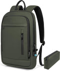 Business Backpack for Men Lightweight Commute Laptop Backpack Anti-Theft Water by LIXIIN
