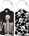 2 Pack Human Skeleton Luggage Tag by EOBKLAX