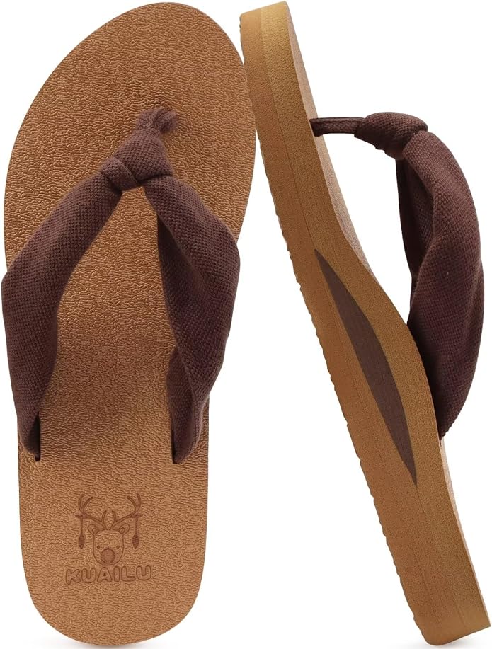 KuaiLu Flip Flops for Women by KuaiLu
